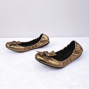 Stuart Weitzman Ballet Flats Scrunch Heel